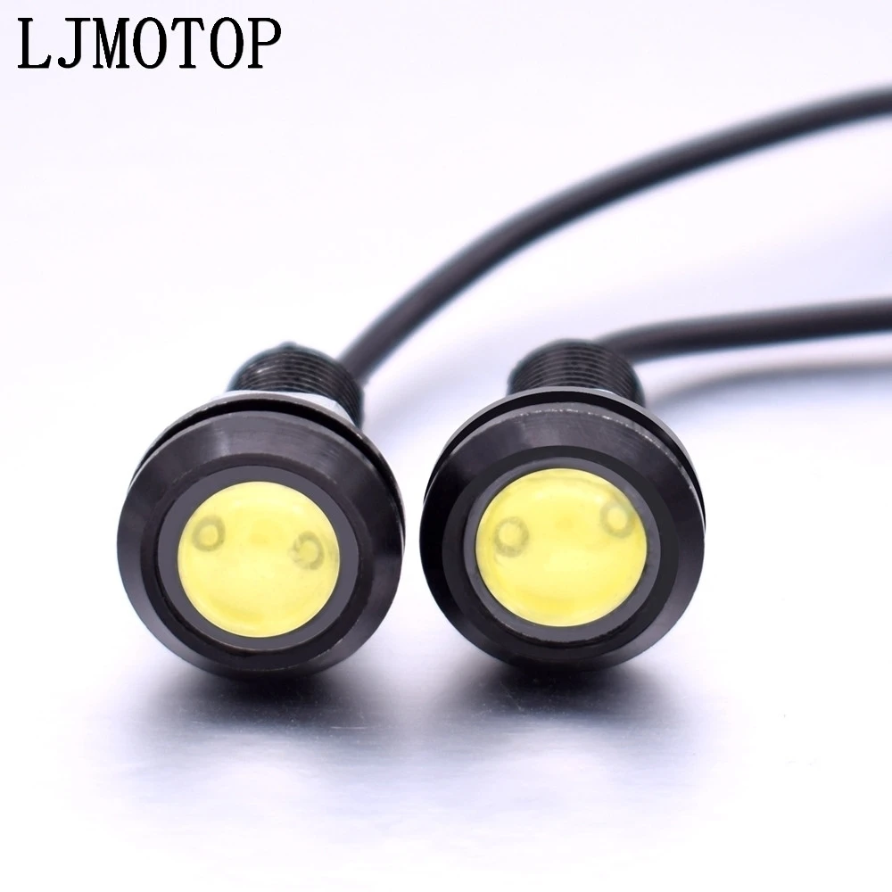 10 Piece Eagle Eye LED Reverse Backup Light DRL Daytime Running For Yamaha YBR 125 YZF R15 XT660 TMAX 500 530 |