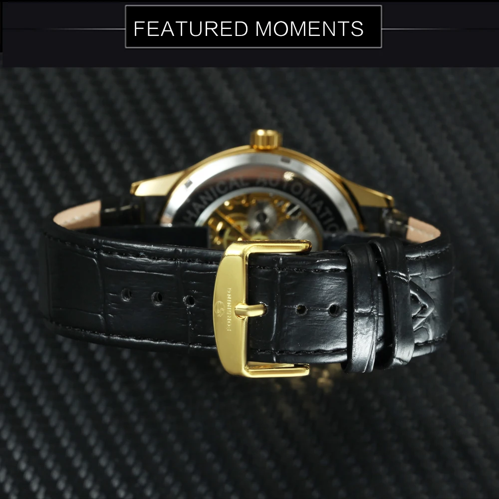 FORSINING механические наручные часы для Для мужчин со скелетом Элитный бренд