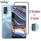 Закаленное стекло для Oppo Realme 7 Pro, защита экрана Realme 8i 7i 7 9 Pro XT C11 C3 GT Neo2, стекло для камеры Realme 7 Pro
