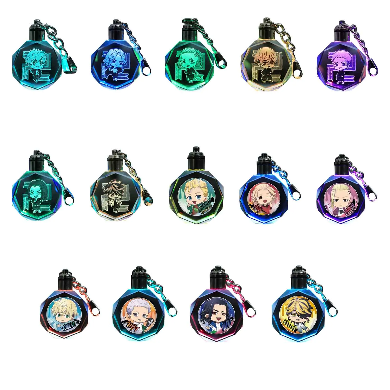 Токийский брелок для косплея Аниме Мстители Manjiro Ken Takemichi Hinata atсуши Chibi милый