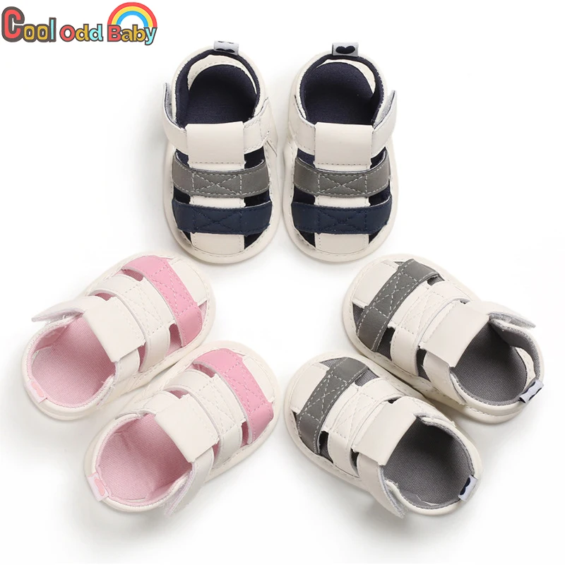 Baby Summer Sandals Fashion Newborn Infant Baby Boy Girl Shoes Outdoor Casual Crib Soft Sole Non-Slip First Walkers 0-18 Months