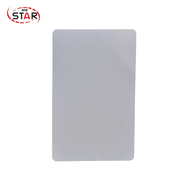 100 шт./упак. 13 56 MHz PVC RFID чистые карты с чипом ISO14443A стандартная МФ совместимая