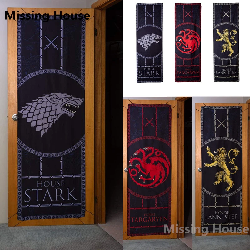 190,5x63,5 см Игра престолов баннер House флаг настенный Старк дверь дома вечерние KTV Декор подходит для
