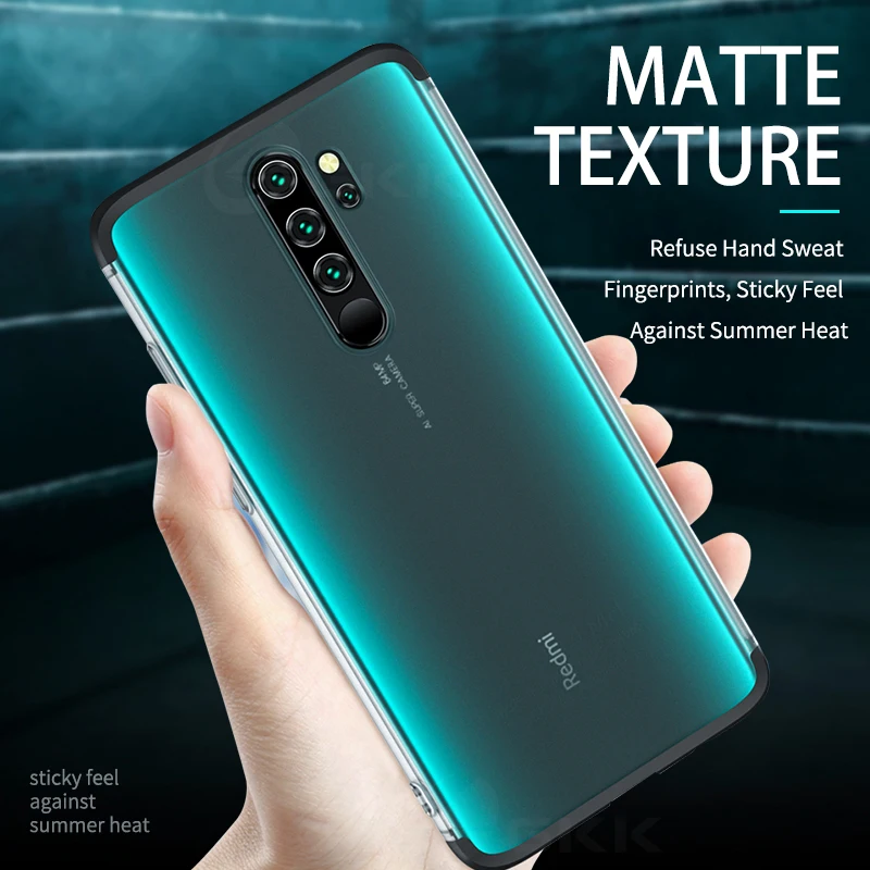 Чехол GKK для Xiaomi Redmi note 7 8 K20 K30 Pro прозрачный матовый Жесткий Mi A3 9T CC9e Pocophone X2 F2 pro |