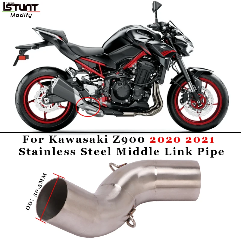 

Глушитель для мотоцикла Kawasaki Z900, 2020, 2021, из нержавеющей стали, 51 мм