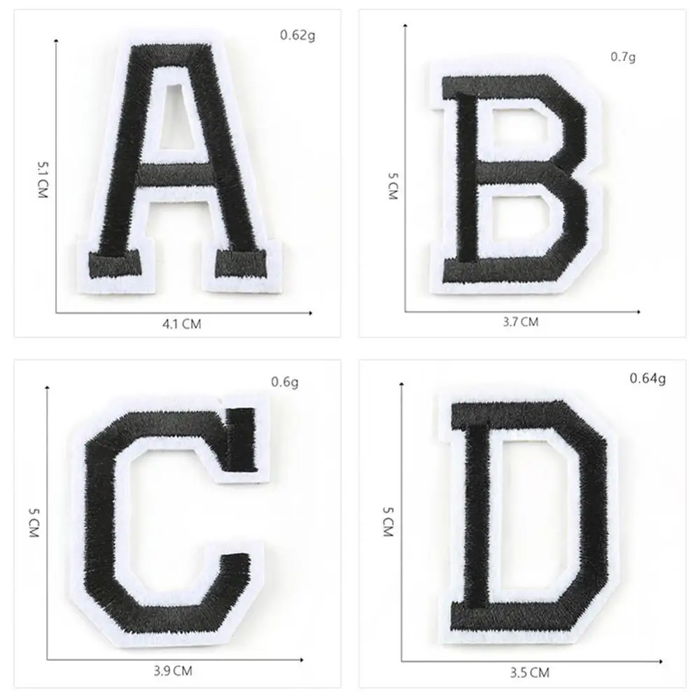 26 шт./компл. дюймов нашивка с английскими буквами|Заплатки| |