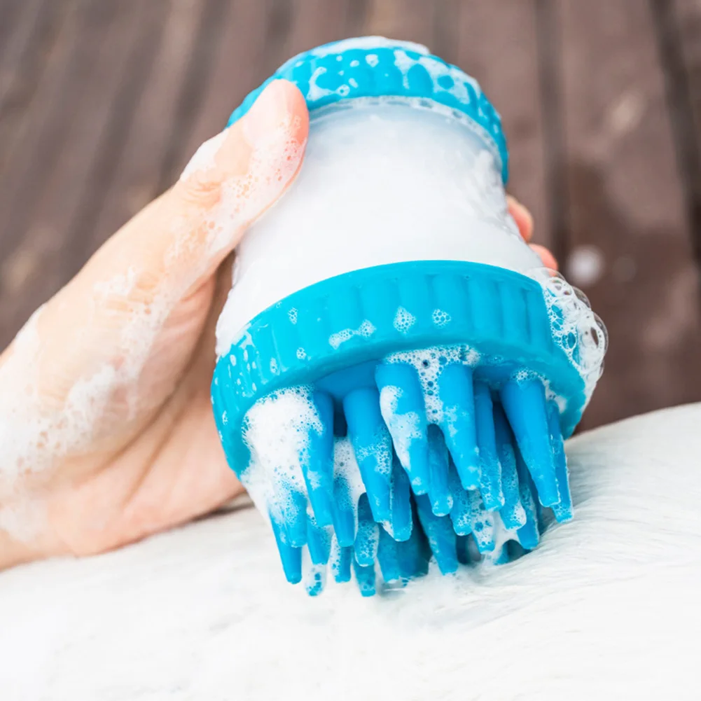 Pet силиконовая щетка для очистки ванной ноги мыть Красота массаж обеззараживания