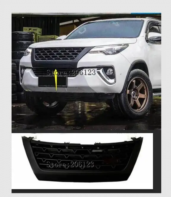 Высококачественные решетки для переднего гоночного гриля Toyota FORTUNER T R D Тип 2015-2017