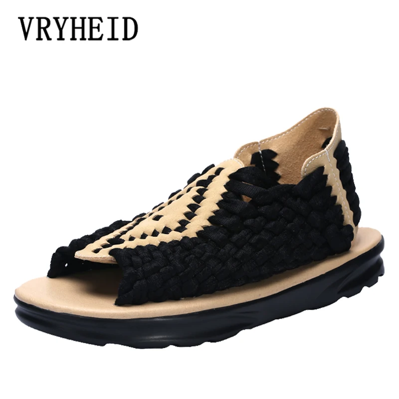 Мужские и женские сандалии VRYHEID Летние Повседневные Дышащие пляжные ручной
