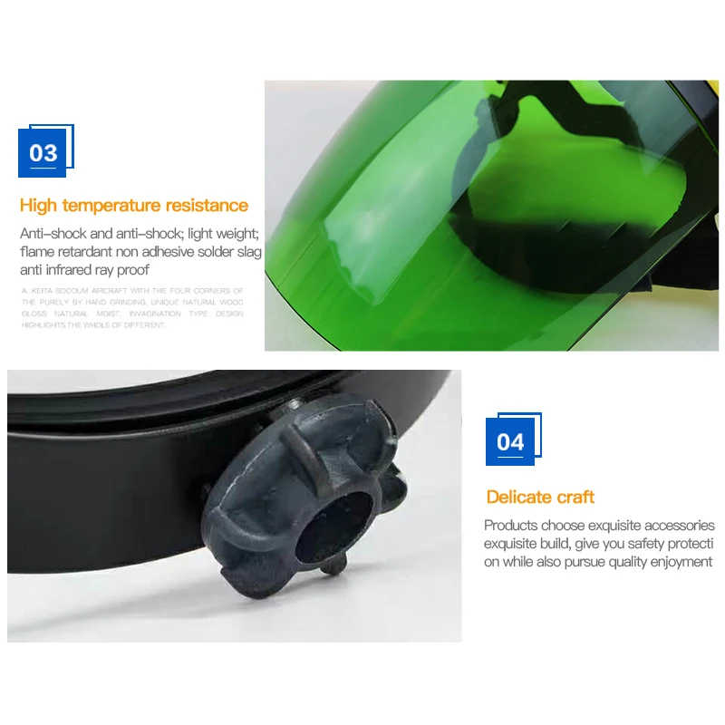 Шлем высокая термостойкость Сварочная маска головной щит защита от брызг