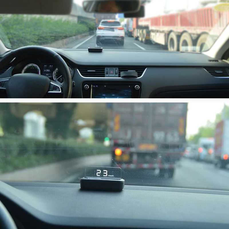 

HUD Head-Up Display Universal Auto Digital Car Speed Windshield Projector for Cars, Truck Vehicle