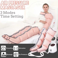 3 modes adjustable leg compression massager vibration infrared therapy arm waist pneumatic air wraps relax pain relief massage