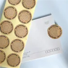 100 шт.лот круглая Снежинка Счастливого Рождества бумажная этикетка клейкая подарочная печать наклейки в коробке упаковочная Наклейка Детские канцелярские наклейки