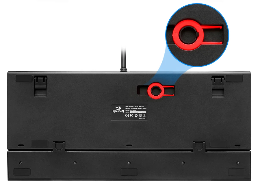 Redragon K569 Rgb алюминиевая USB Механическая игровая клавиатура синий переключатель со светодиодной подсветкой 104 ключ анти-ореолы проводной ПК компьютер геймер
