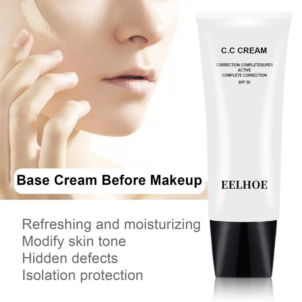 

Скрывающий несовершенство крем CCCream, приятный для кожи, Осветляющий цвет кожи, косметическая основа, маскирующий крем для грубых пор, 30 мл