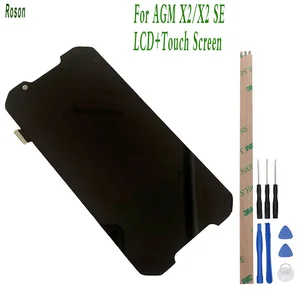 ЖК-дисплей Roson для AGM X2 X2 SE, 5,5 дюйма, с сенсорным экраном, с инструментами и клеем