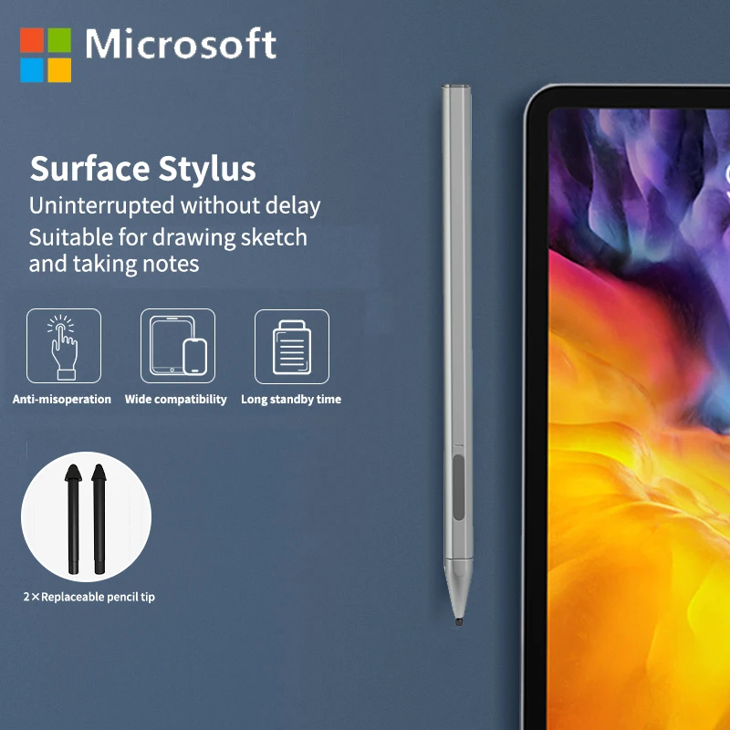 Активный стилус для Surface Pro7 Pro6 Pro5 Pro4 Pro3 планшет Microsoft Go Book Latpop 1/2 Studio с сенсорным