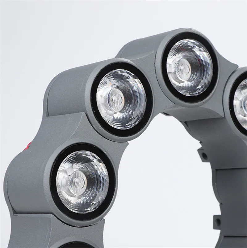 Светодиодный светильник для садового ландшафта гофрированная лампа с