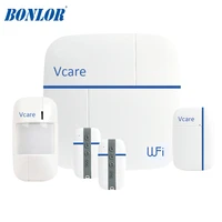 vcare4 lora automation system 3g wifi digital wireless alarm with hd ip camera