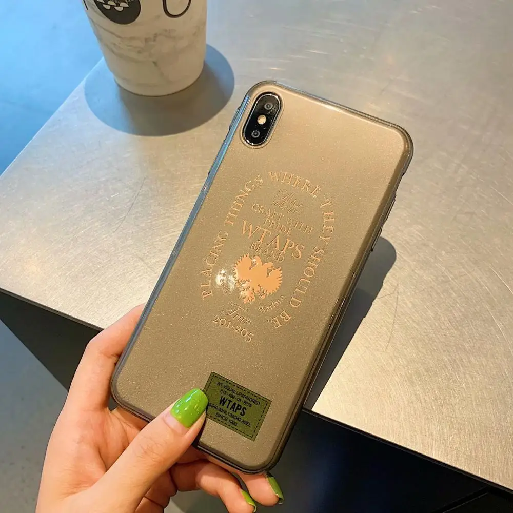 Японский уличный крутой мужской силиконовый чехол с оригинальным логотипом для