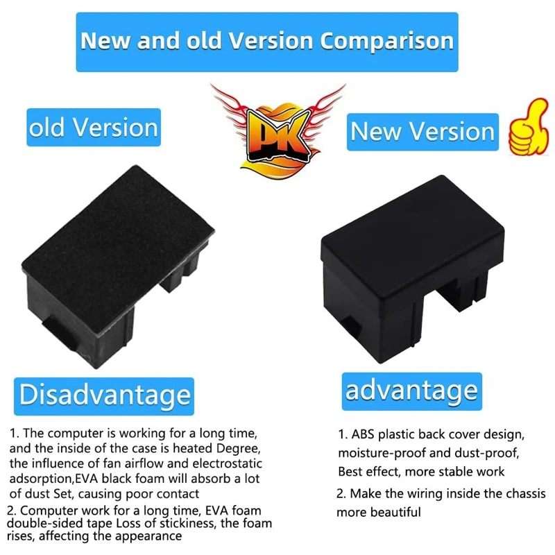 

ATX 6Pin Female to 6Pin Male 180 Degree Angled Adapter for Desktops Graphics Card