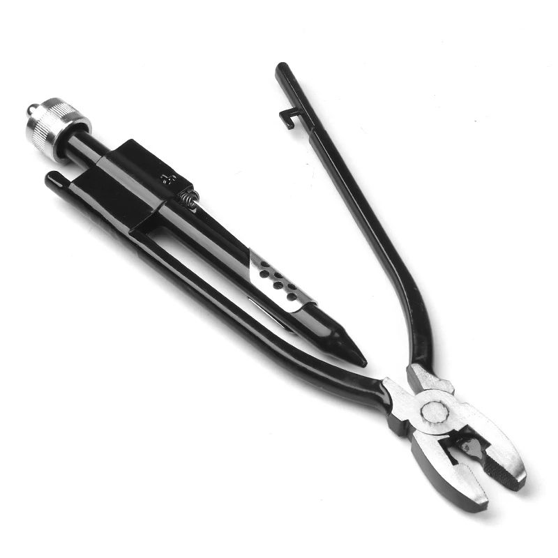 

1 Pc Stainless Steel 9" inch Safety Locking Wire Twisting Pliers Set Lock Twist Twister Tool Aircraft Wiring Lock Home Tools