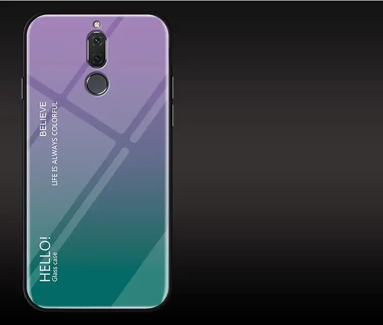 Для Meizu M6T 16s 16XS 16th X8 Чехлы градиентное стекло задняя крышка для Meizu Note9 Note8 M5 Mini M6 Note M5S защитный чехол