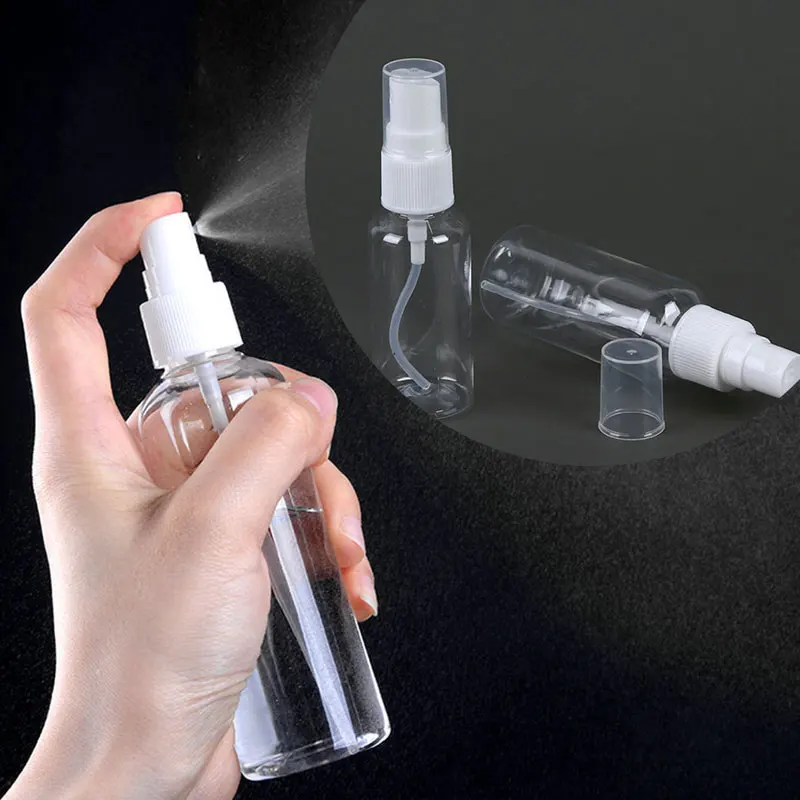 

PET Portable Spray Bottle Transparent Lotion Bottle Small Round Bottle Perfume Sub-bottle Refillable Bottles Travel Accessories