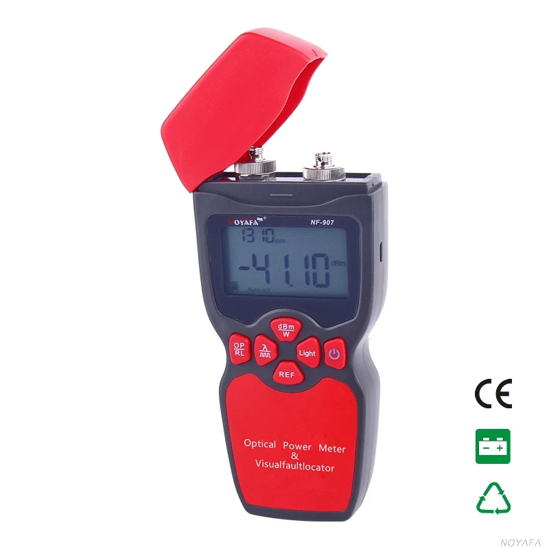 NOYAFA NF 907C 2 в 1 Мощность метр + VFL Оптический мультиметр волоконно оптический &
