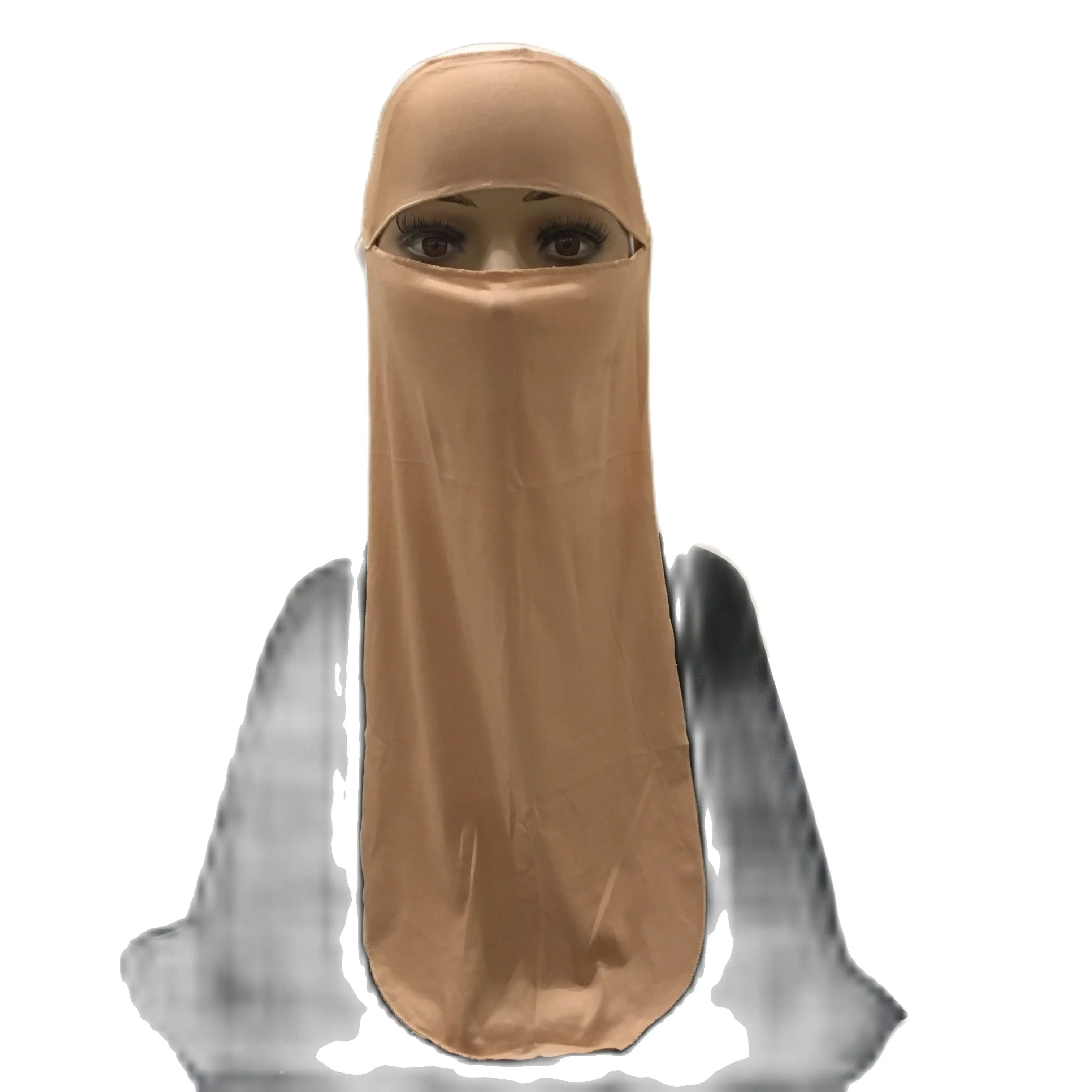 Высококачественная мусульманская вуаль Niqab H212 однослойная ткань мерил маска для