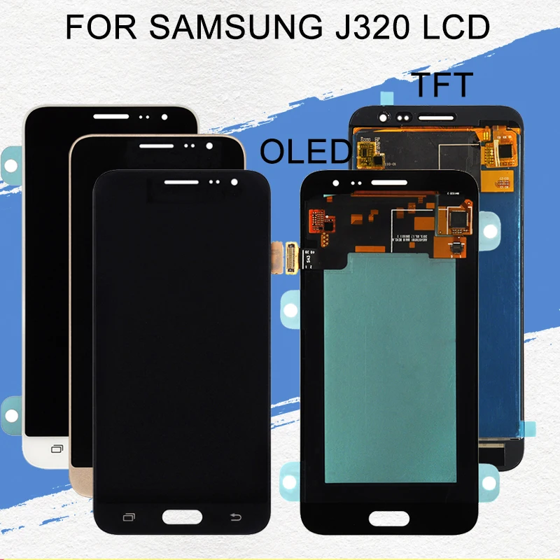 Dinamico J3 Lcd для Samsung Galaxy 2016 дисплей J320 J320F J320M с сенсорным экраном дигитайзер сборка