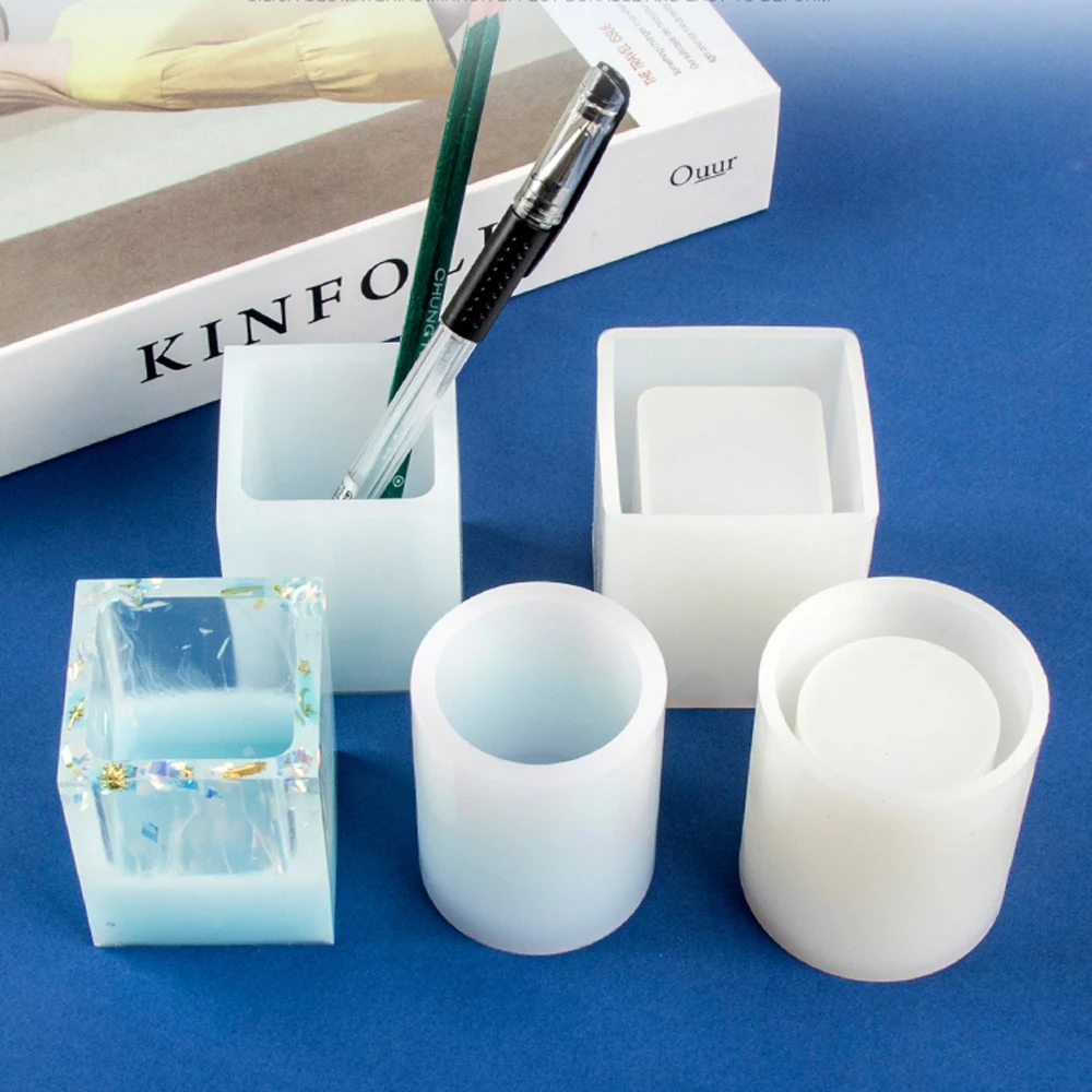 Силиконовая форма мини-цветочный горшок квадратная круглая любви цементные