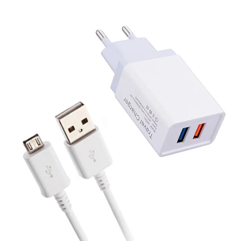 Зарядный кабель Micro USB для Samsung S7 Edge A10s M10 J3 J5 Huawei P Smart Y7 2019 LG G4 HTC One E9 M9|Зарядные