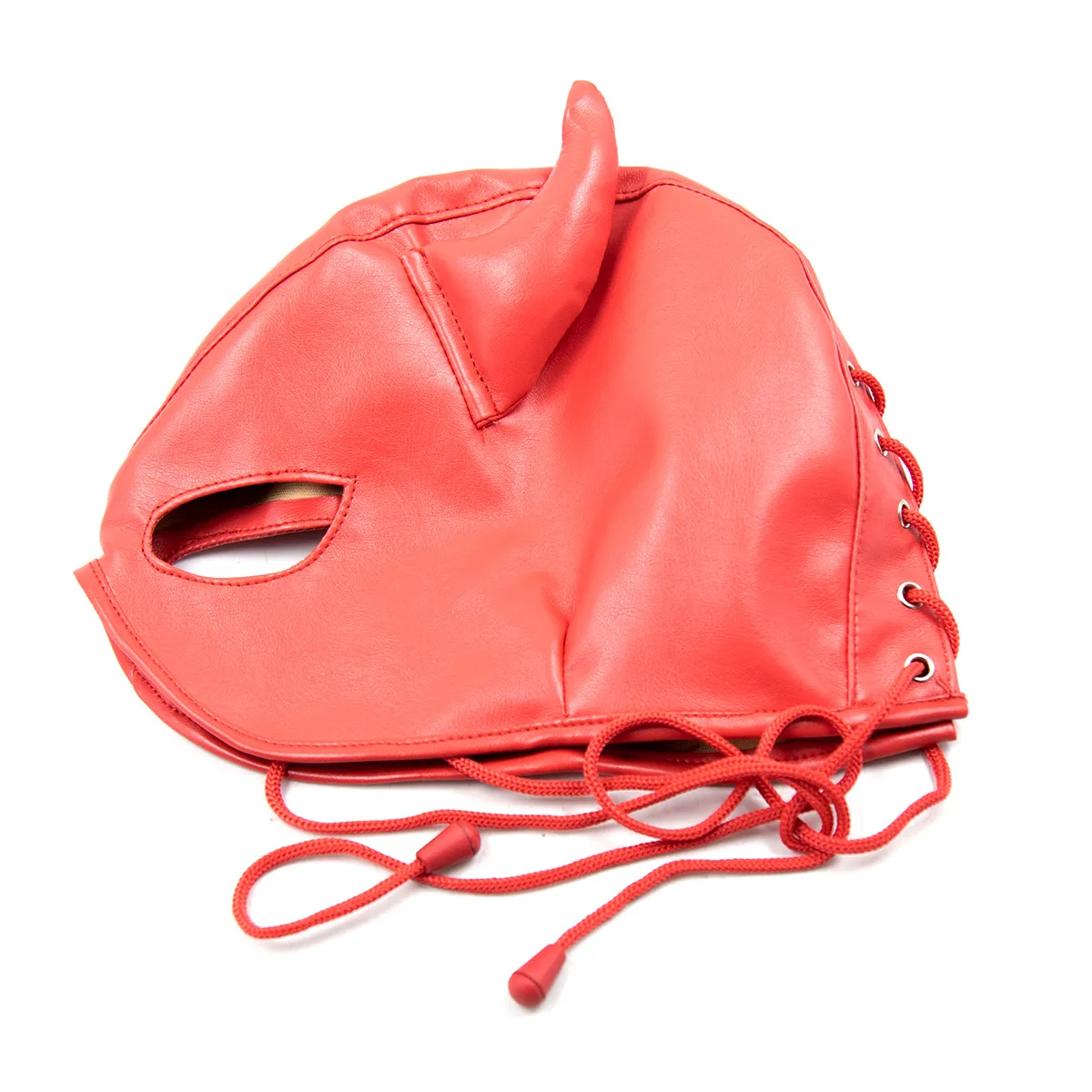 Маска с кожаным капюшоном для мужчин и женщин косплей Cosplay Couple флирт Хэллоуин