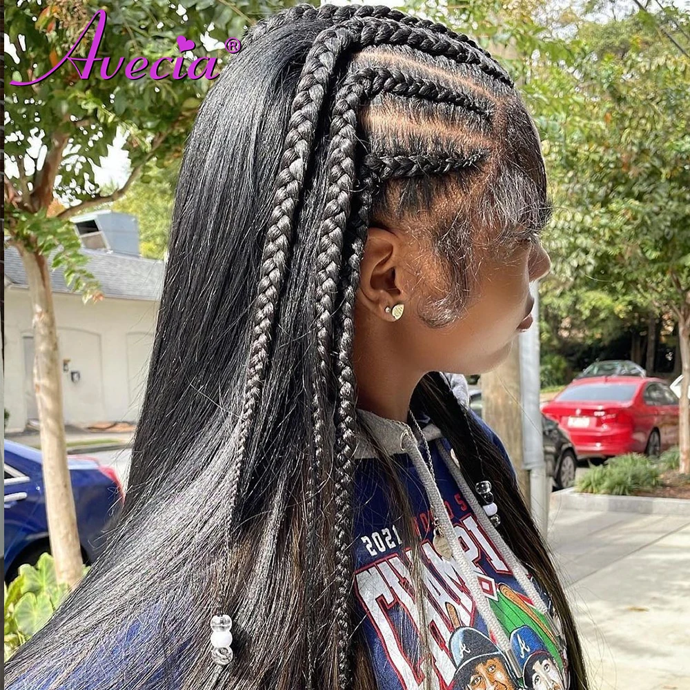 Прямые парики из человеческих волос на полной сетке бразильские Реми