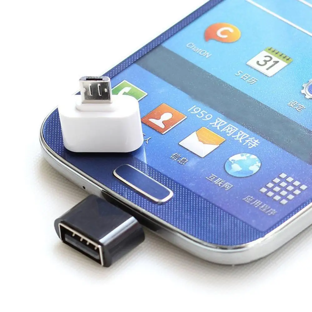 2 pcs Micro USB Male to USB 2.0 Adapter OTG Converter Systems Cameras Tablets OTG Android Phone For Android GPS PDAs Tablet H4I0