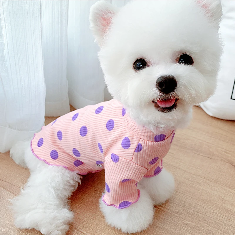 Теплый зимний свитер в горошек для собак 2x 2XL|Толстовки собак| |