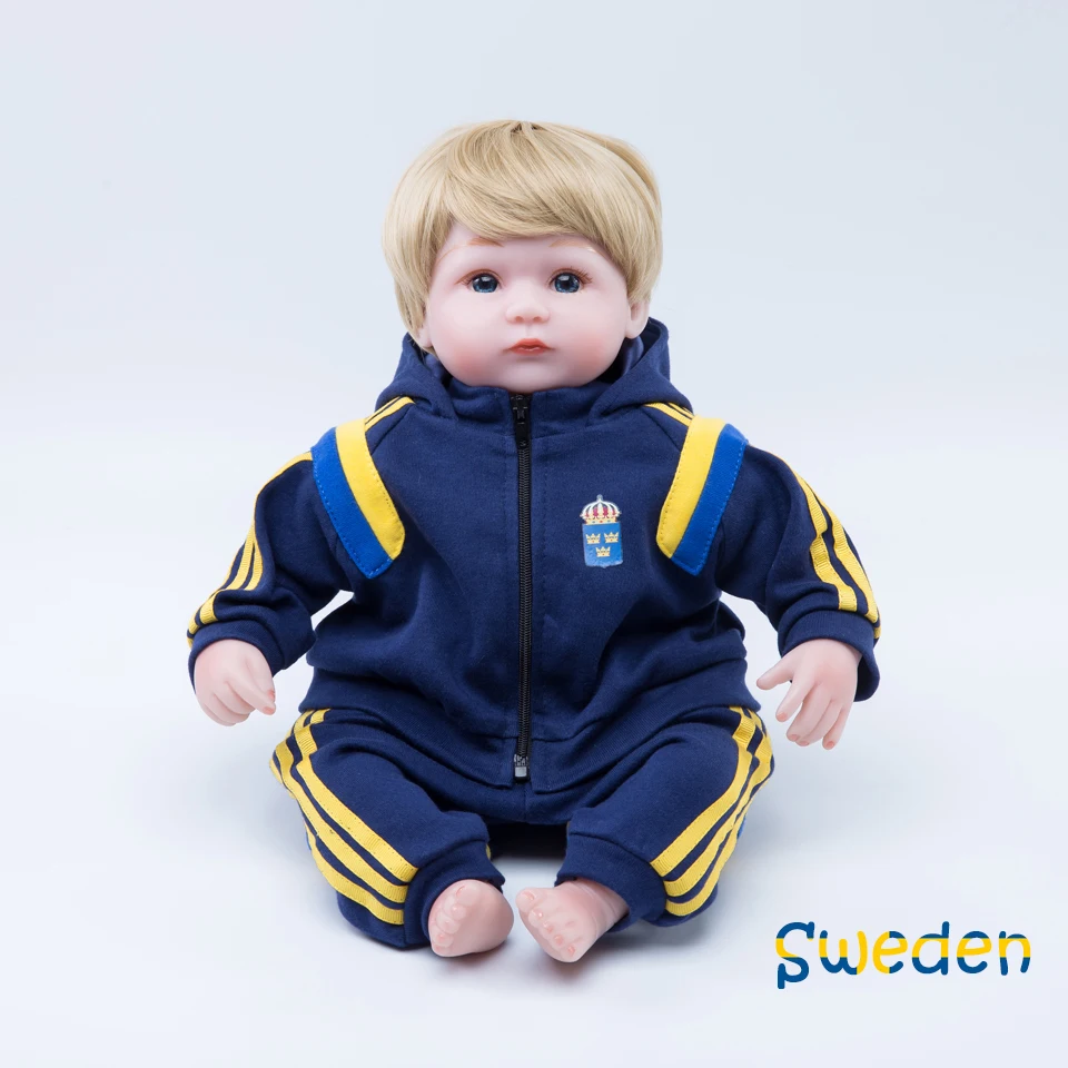 18-дюймовая кукла bebes трансфер до reborn baby для мужчин спортивные младенец получивший