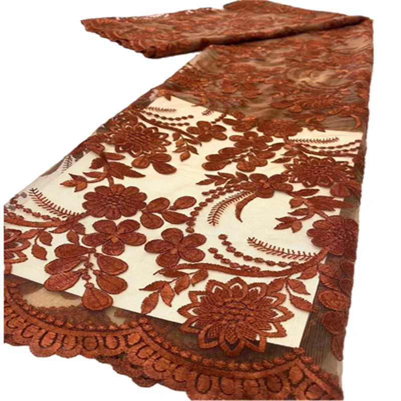 

Swiss Voile Lace African Lace Fabric High Quality Embroidery African Cotton Fabric 5Yards 100% Cotton Fabric For Dress FC116