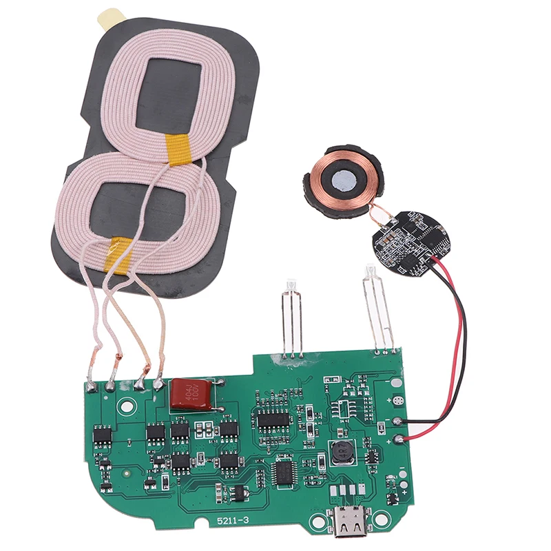 1 шт. Новый портативный до 10 Вт Qi Быстрая зарядка беспроводное зарядное