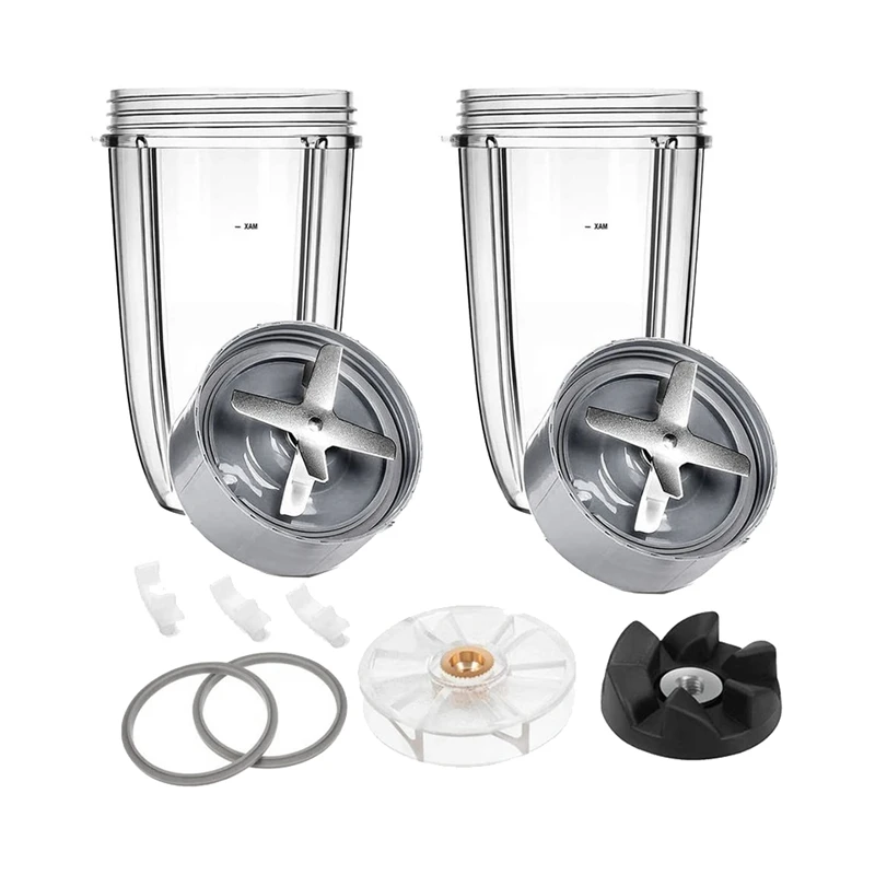 

Extractor Blade Replacement Parts and Cups,Drive Wheel,Top Gear,Gaskets,for NutriBullet Blender Accessories 600W/900W