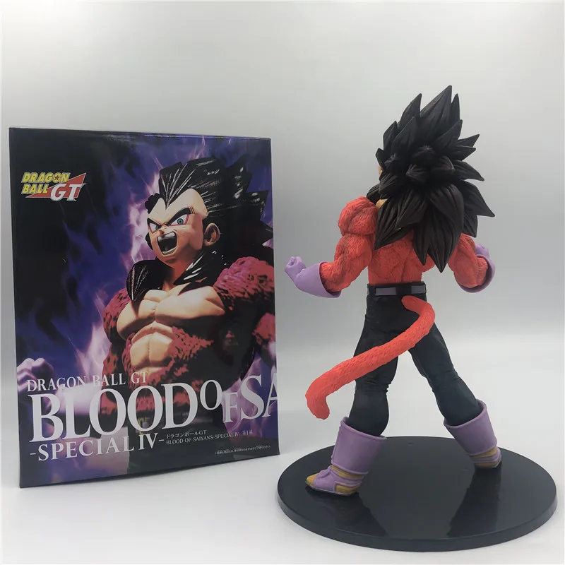 Dragon Ball Z Goku GT кровь Саян вырывается Супер Саян 4 красный боевой вер. ПВХ фигурка DBZ коллекция 20 см