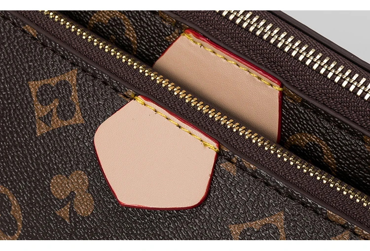 

2021 Famous Brand Mahjong Bag Crossbody Shoulder Bag 3 in 1 Luxury Handbag Pu Leather Tote Bags Fashion Baguette Bag for Women