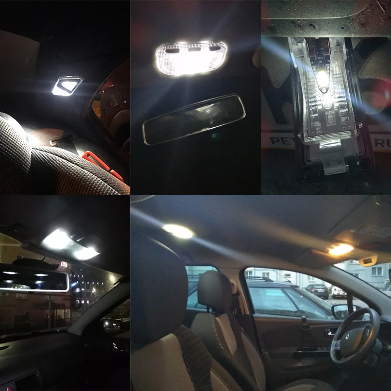 

10pcs T10 W5W LED Canbus light Bulbs No Error led Car Interior Light Parking Lights For Ford Focus mk2 Mondeo mk4 Ranger Fusion