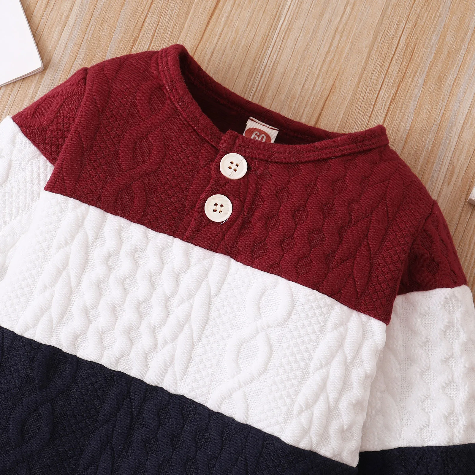 3 6 9 12 18 Months Autumn Baby Clothes For Boys Girls Cotton Romper Long Sleeve Patchwork Jumpsuit Winter Children's Clothing | Детская