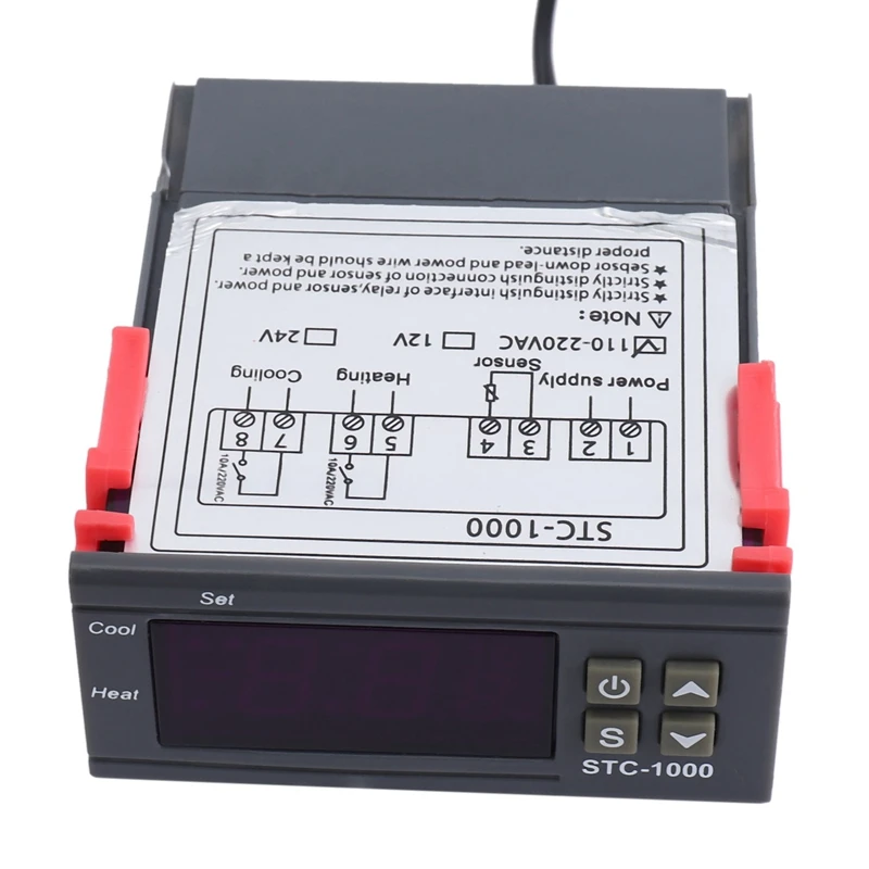 2X 220V/STC-/1000 Digital Temperature Controller Thermostat With NTC | Обустройство дома