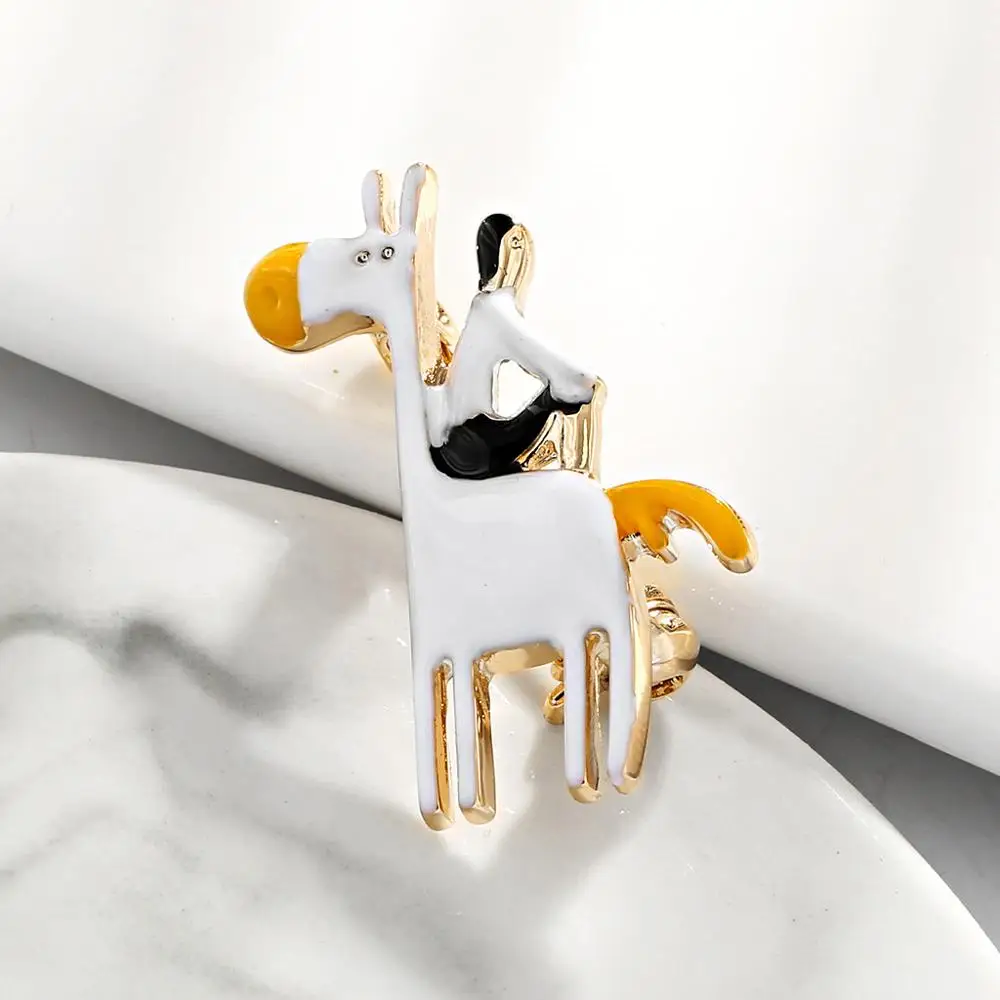 3 шт./партия модные эмалированные броши в виде животных 2019 женская мужская