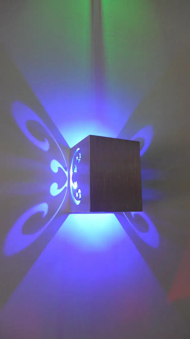 

2017 Ce Promotion Luces Led New Design Lights 3w Spot 1pcs/lot Led Wall Down Light With High Lumen Lights,free Shipping