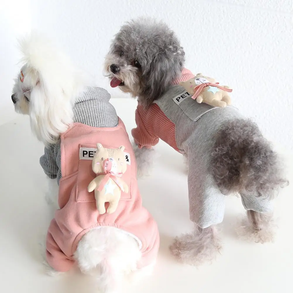 

Очаровательный внешний вид, супермягкий моющийся комбинезон для собак и щенков