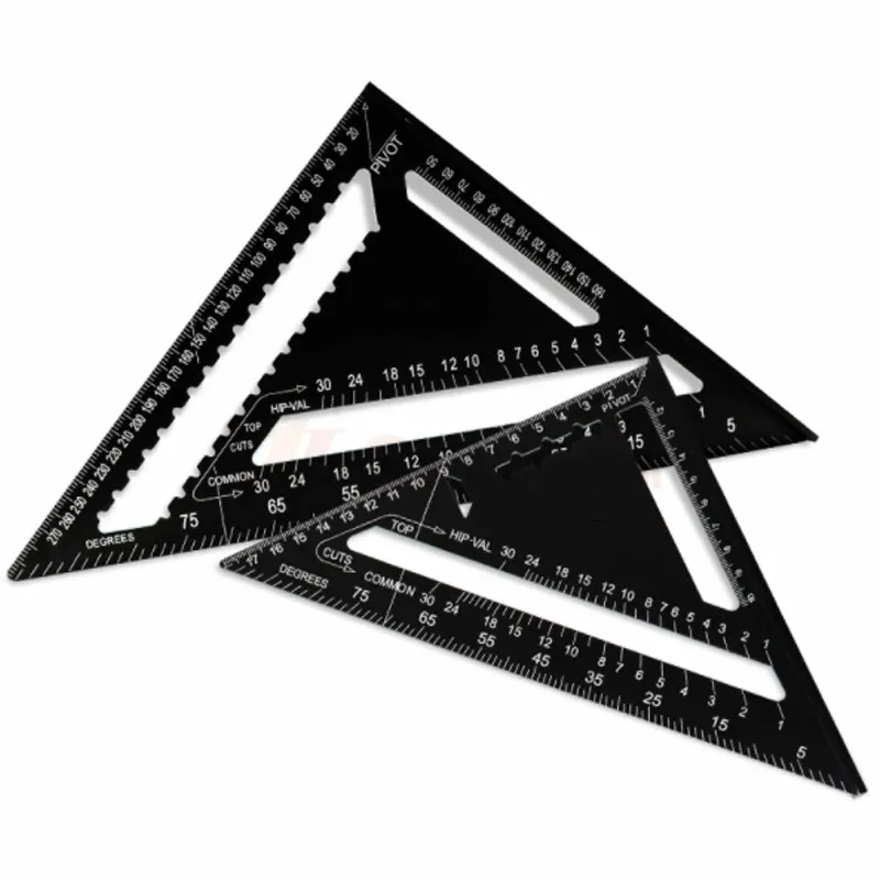 Треугольная фотометрическая линейка 7 дюймов/12 дюймов транспортир для